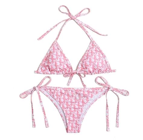 dior pink bathing suit